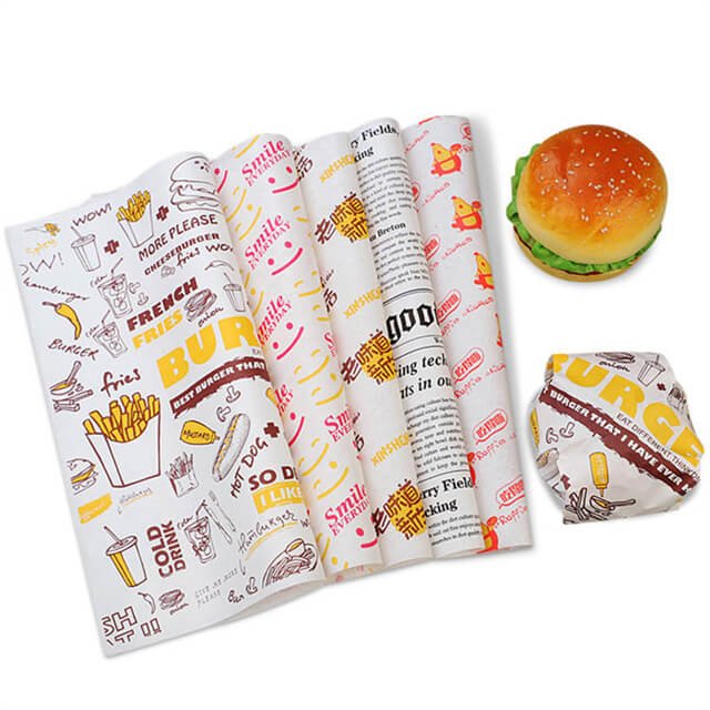 Custom Best Burger Wrap Paper For Mess-Free Enjoyment